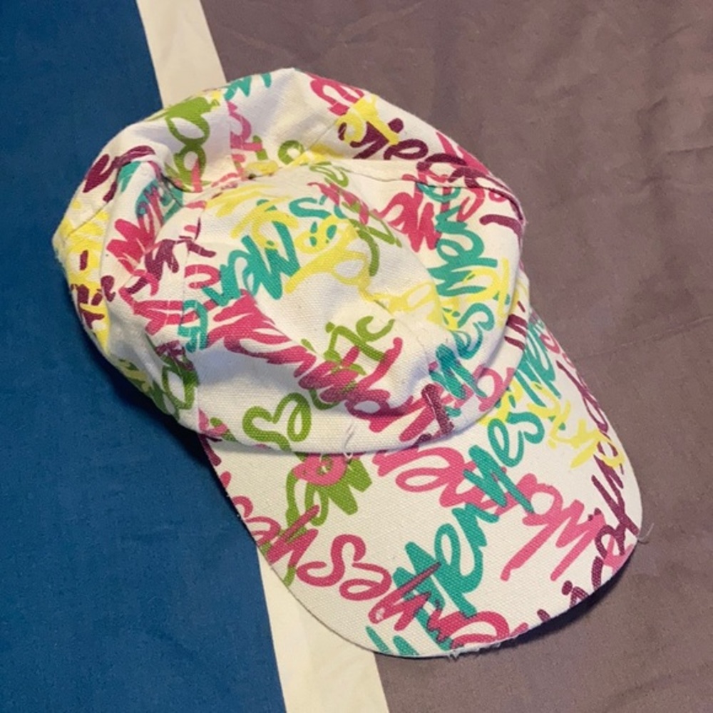 FREE hat forever 21 pink purple green yellow